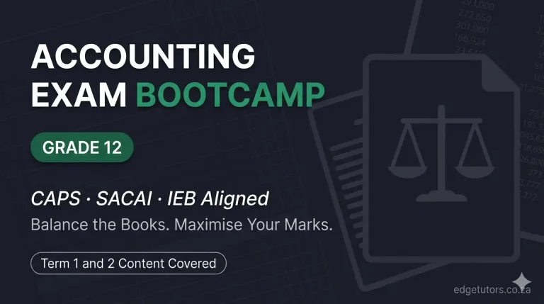 Accounting Cover image Exam Bootcamp