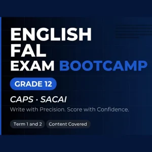 English FAL cover image for First Additional Language Grade 12 Exam Bootcamp
